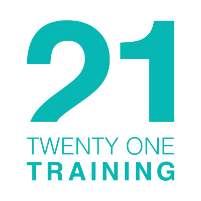 21 Training logo Teal