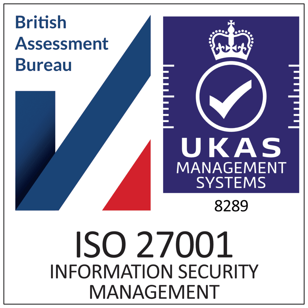 ISO27001 Information Security Management accreditation UKAS certified